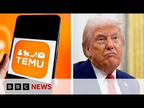 Temu’s Chinese owner sees profits plunge following Donald Trump’s trade war | BBC News