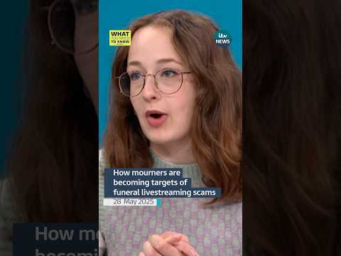 How mourners becoming targets of funeral live streaming scams #itvnews