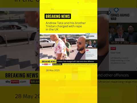 Tate brothers charged with rape in the UK