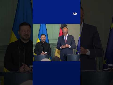 Merz jokingly insults ‘German technology’ at Zelenskyy presser | DW News