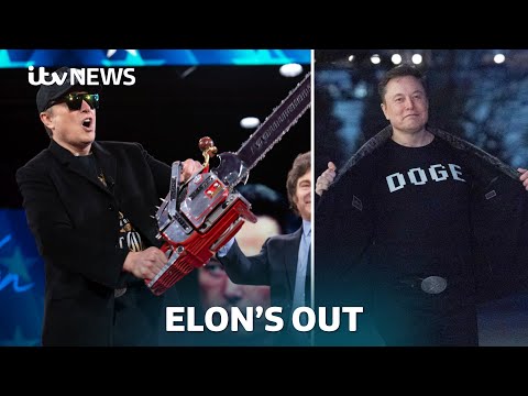 Elon’s out: Musk announces he is leaving DOGE role in US Government | ITV News