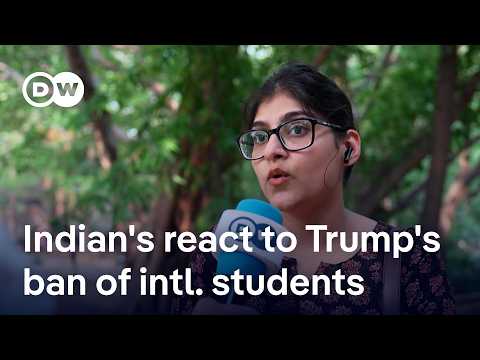 How does India react to Trump’s visa restrictions mainly targeting Indian students? | DW News