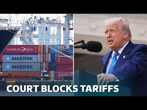 Trump trade war backfires as court blocks US president’s tariffs | ITV News
