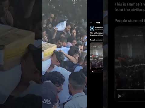 Crowds storm WFP warehouse in Gaza amid food crisis generated by Israel’s aid delivery restrictions