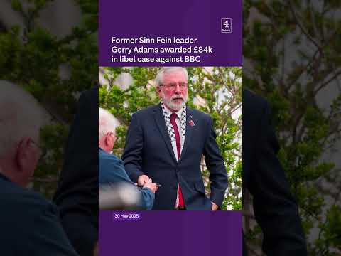 Gerry Adams wins BBC libel case