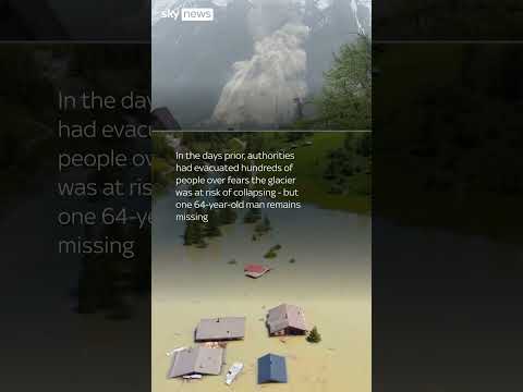 Swiss village destroyed after glacier collapse