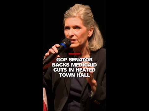 GOP Senator backs Medicaid cuts in heated town hall