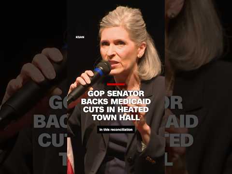 GOP Senator backs Medicaid cuts in heated town hall