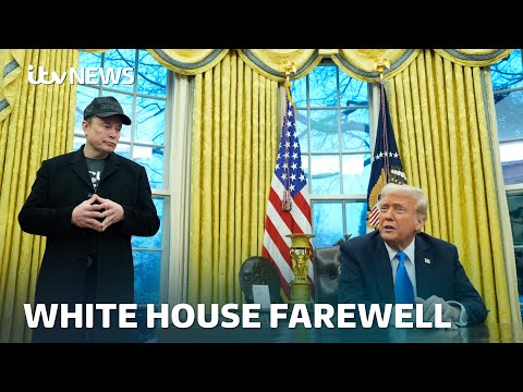 Donald Trump and Elon Musk part ways: Watch their press conference from the Oval Office | ITV News