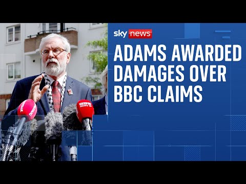 Former Sinn Fein leader awarded €100,000 in damages from the BBC