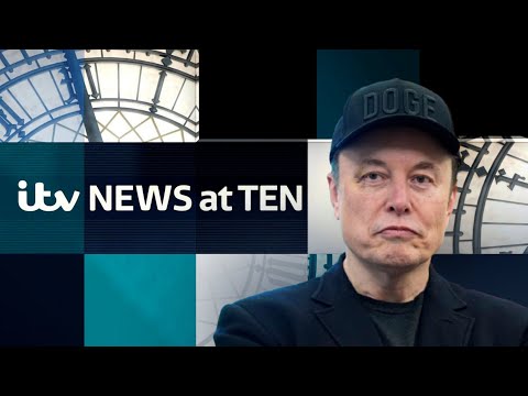 Watch ITV News at Ten – as Trump bids farewell to Elon Musk | ITV News