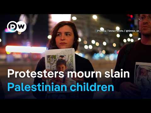 ‘Silent protests’ in Israel draw attention to children killed in Gaza | DW News
