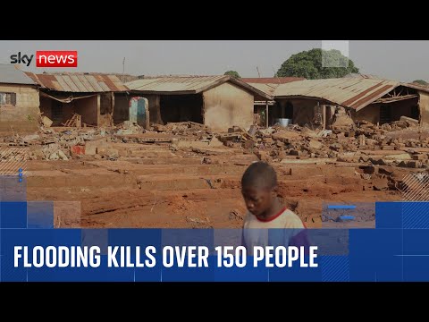 At least 150 people killed after heavy flooding in Nigeria