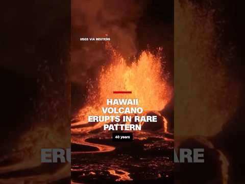 Rare volcanic eruption not seen in nearly 40 years