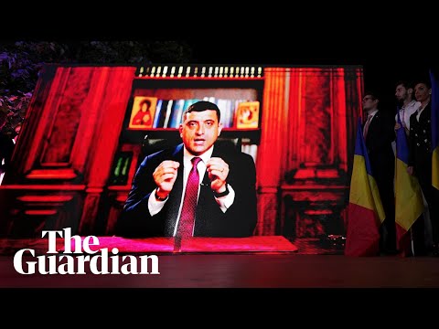 Far-right Trump ally George Simion wins first round of Romanian presidential elections