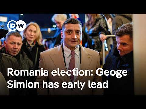 Romanian election: Hard-right nationalist candidate projected to be in lead | DW News