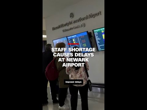 Staff shortage causes delays at Newark Airport