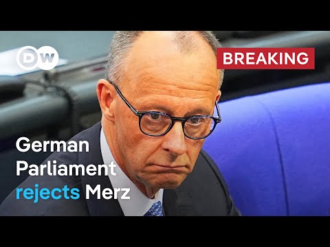 Friedrich Merz fails to secure majority in first round of the German Chancellor election | DW News