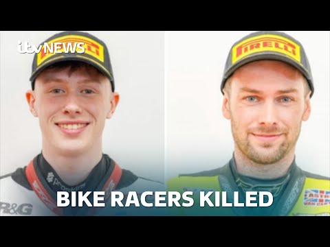 Two men killed in ‘chain reaction’ crash at British Supersport motorbike race in Cheshire | ITV News