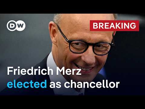 Friedrich Merz elected as Germany’s new chancellor in unprecedented second round of voting | DW News