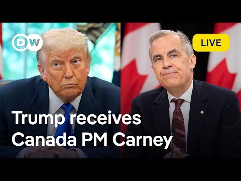 Live: US President Trump meets Canada’s new PM Carney to discuss tariffs amid tense relations