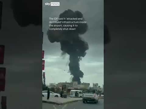 Israel strikes Yemen’s main airport