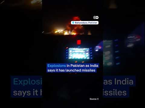 Multiple explosions heard in Pakistan as India takes responsibility | DW News