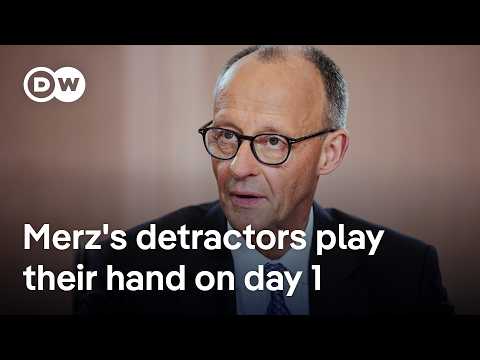 Reactions around Europe to Merz’s rocky start as German chancellor | DW News