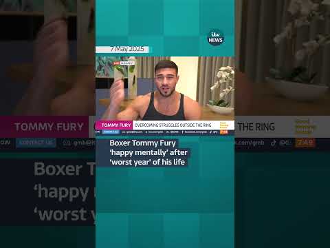Tommy Fury has said he is ‘happy mentally’ after his break-up and hand surgery #itvnews