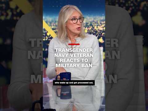 Transgender Navy veteran reacts to military ban