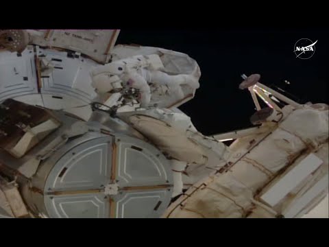US astronauts take part in spacewalk – watch live | ITV News