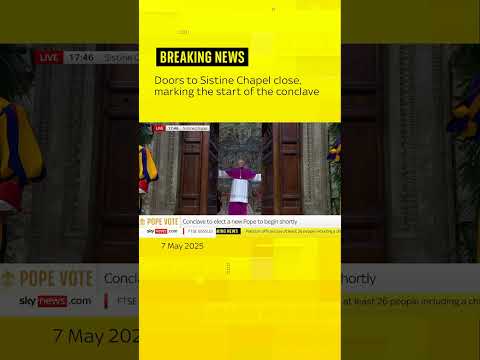 Doors to Sistine Chapel closed – conclave officially begins