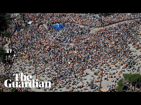 Tens of thousands protest in Madrid against Pedro Sánchez’s government