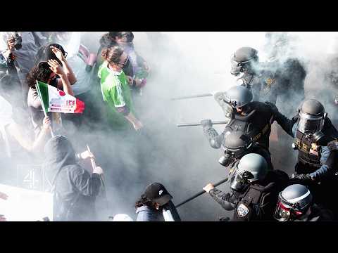 L.A. protests erupt in rage as Trump says ‘bring in the troops’ – day 3