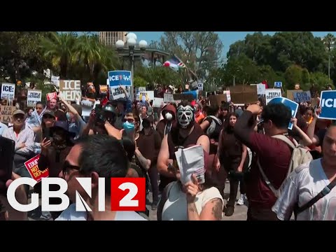 LA Protests LIVE: Protesters gather in downtown Los Angeles
