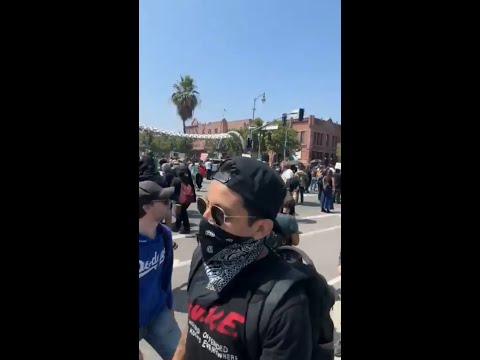 Protests continue in downtown LA