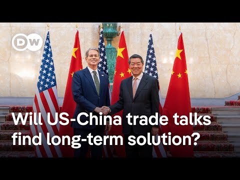 US and China begin new round of trade tariff talks | DW News
