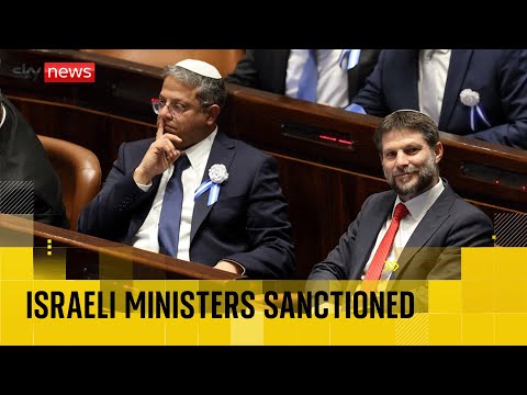 Two Israeli ministers sanctioned by UK government