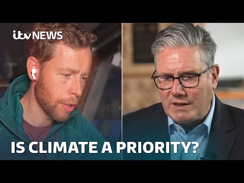 Keir Starmer insists he’s talked to Trump about climate change in exclusive interview | ITV News