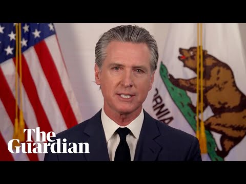 Newsom says ‘democracy is under assault’ in speech strongly criticising Trump
