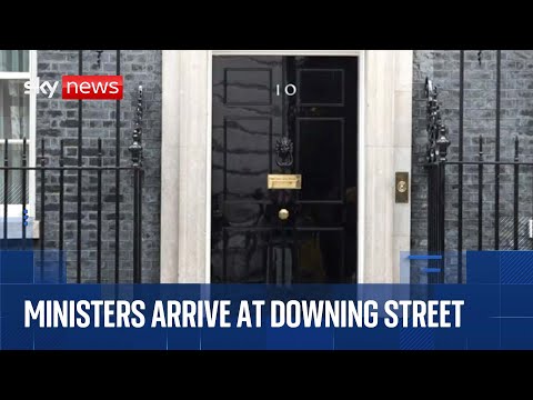 Downing Street live as ministers arrive for cabinet ahead of spending review