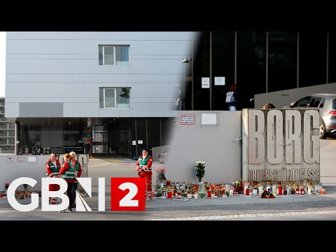 View of school in Graz, Austria after former pupil killed at least nine