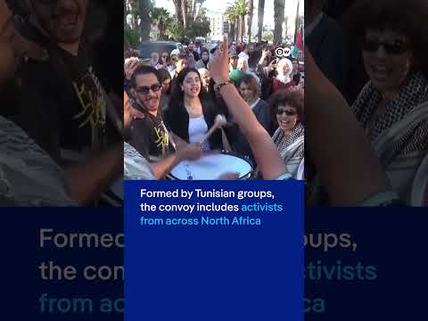 Hundreds of North African activists have launched the ‘Soumoud’ convoy to Gaza | DW News