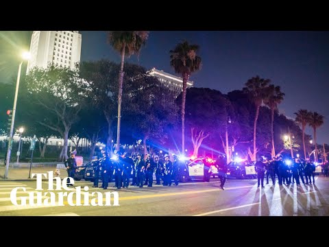 LA imposes curfew as protests against immigration raids spread across US