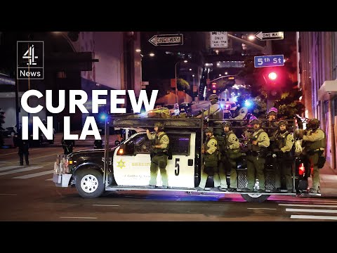 LA protests: police make mass arrests as city imposes curfew – Day 5