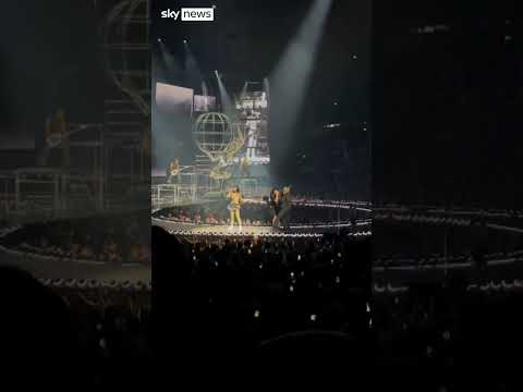 Man storms stage at Katy Perry concert