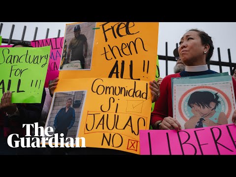 Family members of carwash workers detained in LA hold press conference – watch live
