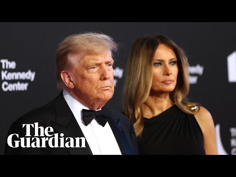 Trump booed and cheered in first appearance at Kennedy Center since he became president