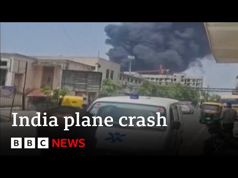 LIVE: London-bound plane leaving from India, carrying more than 240 people, crashes after take-off