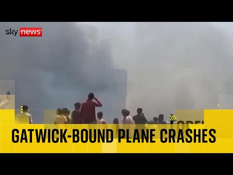 BREAKING: London-bound plane with 242 on board crashes in India after takeoff